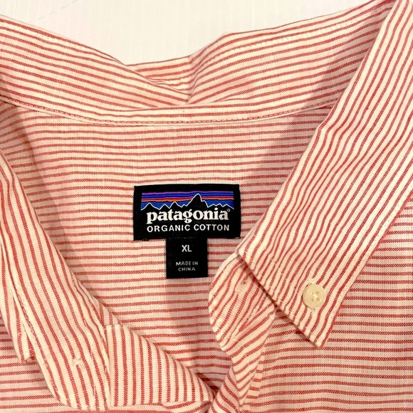 NWOT Patagonia Mens Short Sleeve Shirt / Organic cotton / one pocket Size XL - Picture 3 of 13